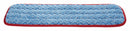 Rubbermaid Microfiber Quick Change 5" x 18" Wet Mop Head, Red - FGQ41000RD00