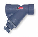 Hayward Check Valve, 2 in, Single, Inline Spring, PVC, FNPT x FNPT - SLC10200T