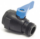 Top Brand Ball Valve, PVC, Inline, 1-Piece, Pipe Size 3/4 in, Connection Type FGHT x MGHT - 7050090