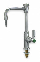 Watersaver Gooseneck Laboratory Faucet, Lever Faucet Handle Type, 2.00 gpm, Chrome - L614VB-LE