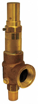 Apollo Bronze Safety Relief Valve, MNPT Inlet Type, FNPT Outlet Type - 511HHBKMAA0150