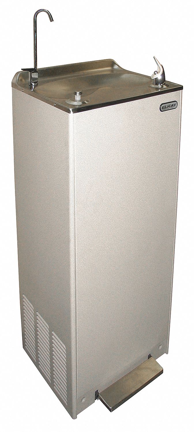 Elkay Refrigerated, Dispenser Design Free-Standing, Water Cooler with Bottle Filling Station - EFA8L1110P