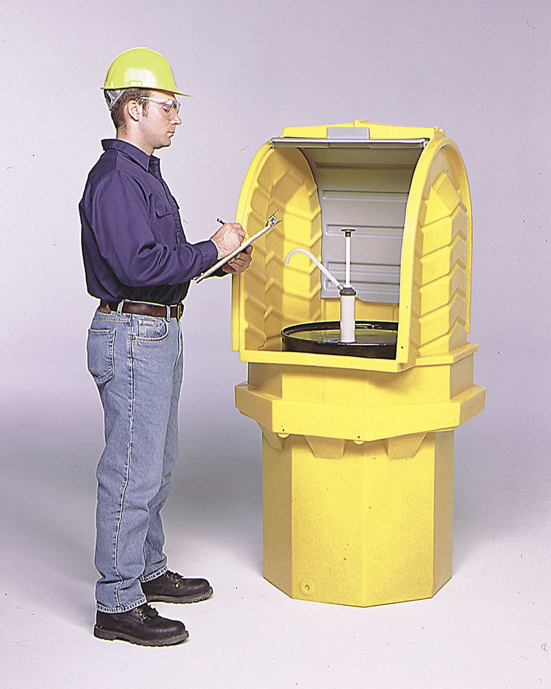 Ultratech Spill Containment Pallets, Covered, 70 gal Spill Capacity, 800 lb - 9641