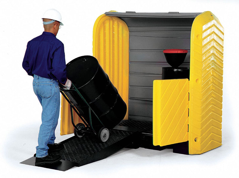 Ultratech Spill Containment Pallets, Covered, 66 gal Spill Capacity, 4,500 lb - 9612