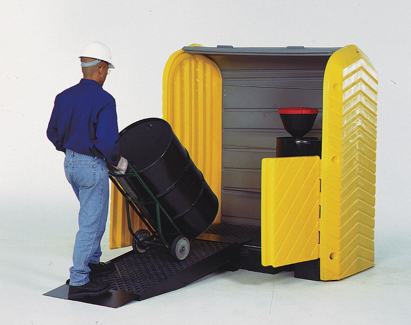 Ultratech Spill Containment Pallets, Covered, 66 gal Spill Capacity, 4,500 lb - 9613