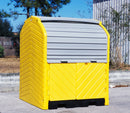 Ultratech Spill Containment Pallets, Covered, 75 gal Spill Capacity, 9,000 lb - 9637