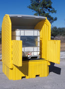 Ultratech IBC Containment Unit, Covered, 365 gal Spill Capacity, 8,500 lb - 1161
