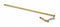Top Brand 10 inL Brass Nuzzle Assembly, 1/4 in -20 Thread Size - 109-841