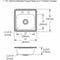 Elkay 15 in x 15 in x 5 3/16 in Drop-In Bar Sink Package with 12 in x 10 in Bowl Size - KP211515C