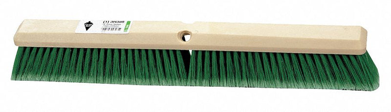 Tough Guy Synthetic Push Broom, 18" Sweep Face - 3U766