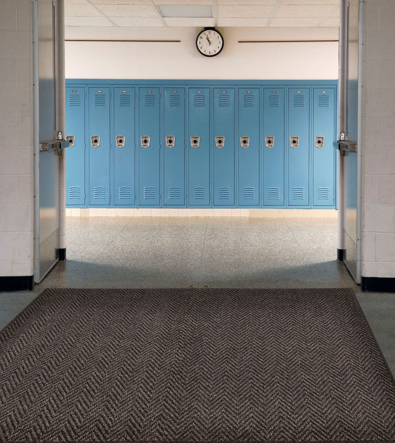 Notrax Indoor Entrance Mat, 5 ft L, 3 ft W, 3/8 in Thick, Rectangle, Charcoal - 118S0035CH