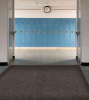 Notrax Indoor Entrance Runner, 8 ft L, 4 ft W, 3/8 in Thick, Rectangle, Charcoal - 118S0048CH