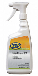 Zep Professional Glass Cleaner, 1 qt Cleaner Container Size, Hard Nonporous Surfaces Chemicals For Use On - 1041425