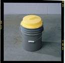 Enpac Safety Pail Funnel Cover, Polyethylene, - Total Capacity, 2-3/8" Height, Yellow - 3051-YE