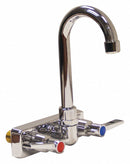 Advance Tabco Chrome, Gooseneck, Bathroom Sink Faucet, Kitchen Sink Faucet, Manual Faucet Activation, 0.5 gpm - K-59