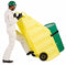 Enpac Indoor Drum Dispensing and Containment Dolly, 600 lb Spill Containment Load Capacity, 69 in Length - 5300-YE