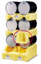Enpac Drum Stacker Shelf, Polyethylene, For Use With Mfr. No. 6002-YE, 17 in Length, 22 in Width - 6003-YE