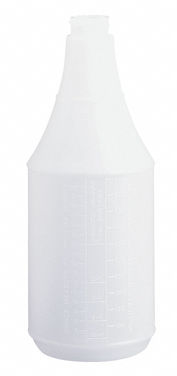 Top Brand Clear Plastic Bottle, 24 oz, 3 PK - 130294