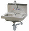Advance Tabco Stainless Steel Hand Sink, With Faucet, Wall Mounting Type, Silver - 7-PS-50