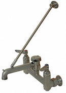 Advance Tabco Straight Service Sink Faucet, Lever Faucet Handle Type, 9.60 gpm, Chrome - K-240