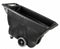 Rubbermaid Black, Low-Maintenance Plastic Tilt Truck, 13.5 cu ft, 450 lb Load Capacity - FG9T1300BLA