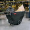 Rubbermaid Black, Low-Maintenance Plastic Tilt Truck, 13.5 cu ft, 450 lb Load Capacity - FG9T1300BLA