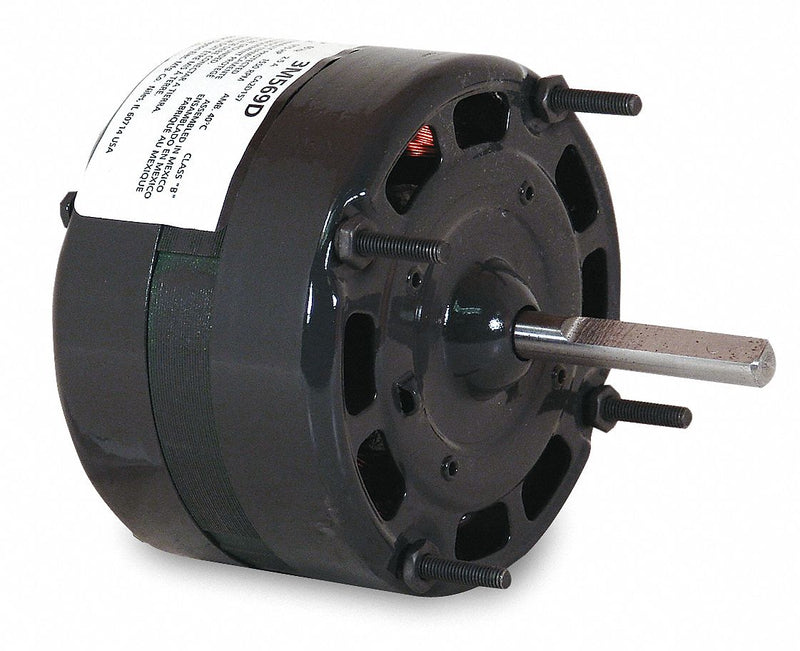 Dayton 1/15 HP, HVAC Motor, Shaded Pole, 1550 Nameplate RPM, 115 Voltage, Frame 4.4 - 3M569D