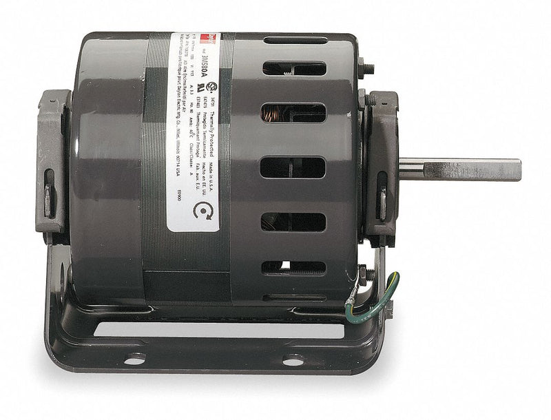 Dayton 1/10 HP, HVAC Motor, Shaded Pole, 1550 Nameplate RPM, 115 Voltage, Frame 4.4 - 3M580D