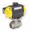 Top Brand 3/8 in Double Acting Pneumatic Actuated Ball Valve, 2-Piece - SVSER124117