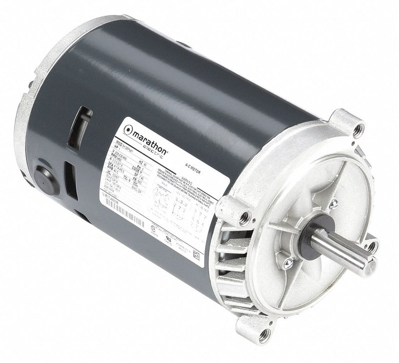 Marathon Motors 1 HP, General Purpose Motor, 3-Phase, 3450 Nameplate RPM, 230/460 Voltage, 56C Frame - 5K38PN47