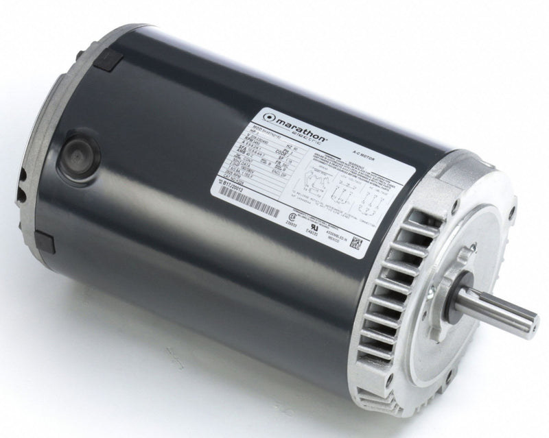 Marathon Motors 3 HP, General Purpose Motor, 3-Phase, 3450 Nameplate RPM, 208-230/460 Voltage, 56C Frame - 5K48TN2182