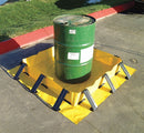 Enpac Snap Wall Containment Berm, 120 gal Spill Capacity, 4 ft Length, 6 ft Width, 8 in Height - 57-468-YE-SU