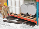 Ultratech Spill Tray, Polyethylene, 8 gal Spill Capacity, 44 in Length, 23 1/2 in Width, 2 3/4 in Height - 2370