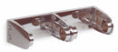 Tough Guy Toilet Paper Holder, No Series, Triple Post, (2) Rolls, Polished - 3P914