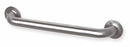 Top Brand Length 18", Straight, Stainless Steel, Grab Bar - 3P920