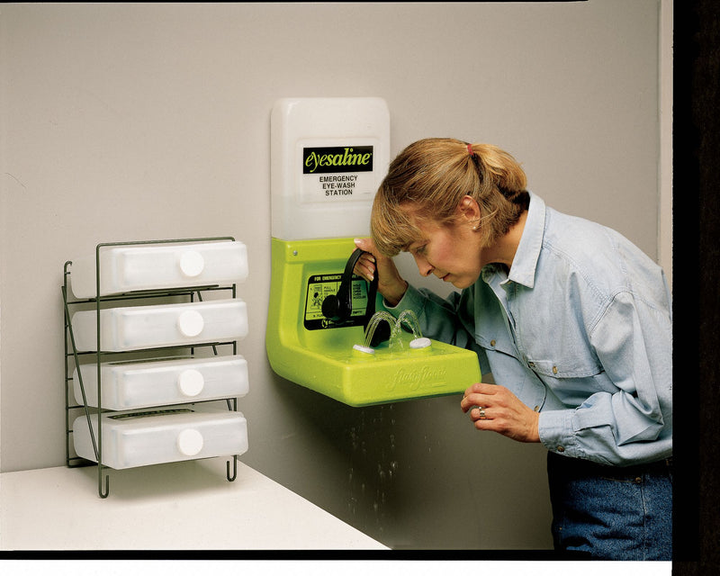 Honeywell Eye Wash Station, 1.0 gal Tank Capacity, Activates By Gravity Feed, Wall Mounting - 32-000400-0000