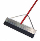 Tough Guy 24 inW Straight Neoprene Floor Squeegee With Handle, Black - 3PYV3