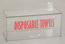 Top Brand Acrylic Paper Towel Dispenser, Clear; PK1 - 3RZT6
