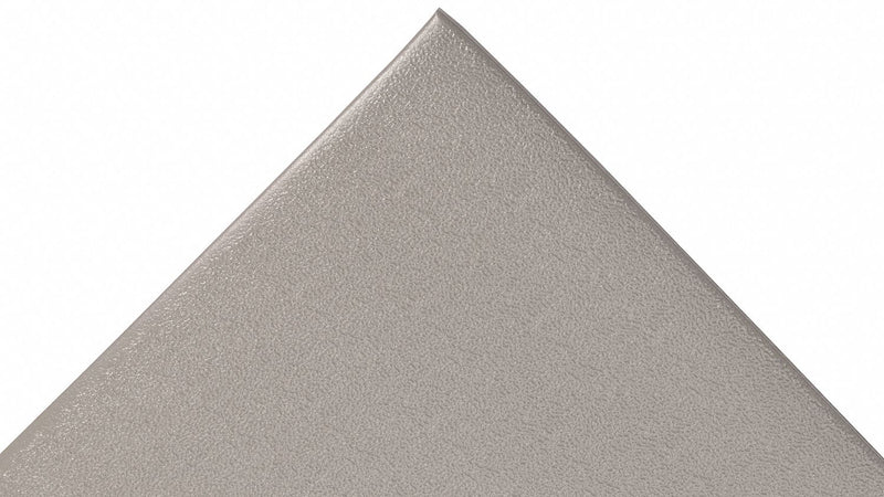 Notrax Static Dissipative Mat, 10 ft L, 3 ft W, 3/8 in Thick, Gray - 825S0310GY