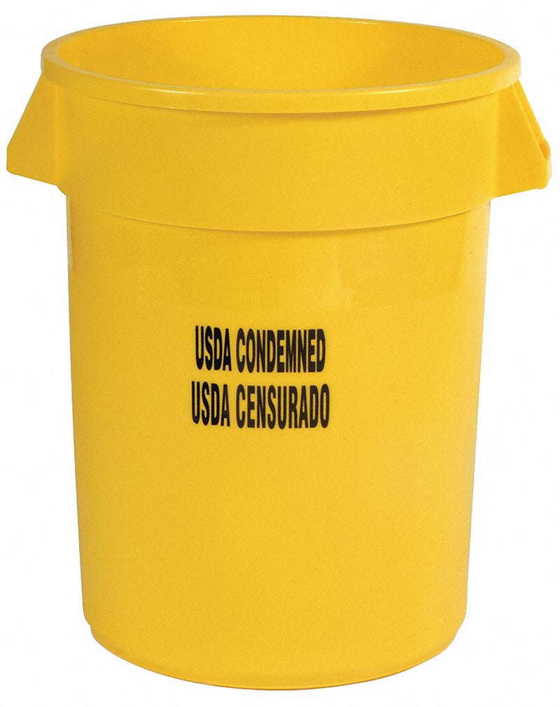 Rubbermaid FG263246YEL - Utility Container 32 gal. Ylw