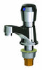 Chicago Faucets Chrome, Low Arc, Bathroom Sink Faucet, Manual Faucet Activation, 1.0 gpm - 333-665PSHABCP