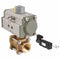 Dynaquip 3/4 in Double Acting Pneumatic Actuated Ball Valve, 3-Piece - PVA64AMDA052A