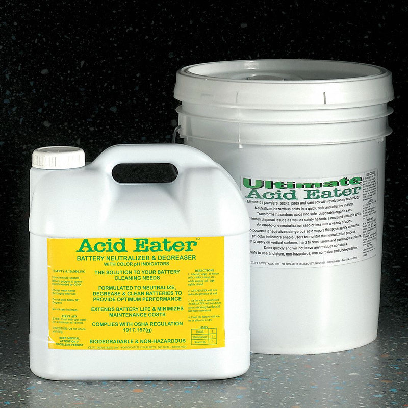 Acid Eater Battery Acid Neutralizer and Degreaser, Neutralizes Battery Acid, Liquid, 2.5 gal - 1002-022