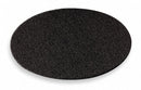 3M 13 in Nylon Round Stripping Pad, 175 to 600 rpm, Black, 5 PK - 7300