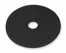 3M 15 in Non-Woven Nylon/Polyester Fiber Round Stripping Pad, 175 to 600 rpm, Black, 5 PK - 7200