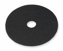 3M 16 in Non-Woven Nylon/Polyester Fiber Round Stripping Pad, 175 to 600 rpm, Black, 5 PK - 7200