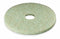 3M 12 in Non-Woven Polyester Fiber Round Preburnishing Pad, 175 to 600 rpm, Green/Amber, 5 PK - 5000