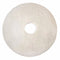 3M 17 in Non-Woven Polyester Fiber Round Buffing and Cleaning Pad, 175 to 600 rpm, White, 5 PK - 4100