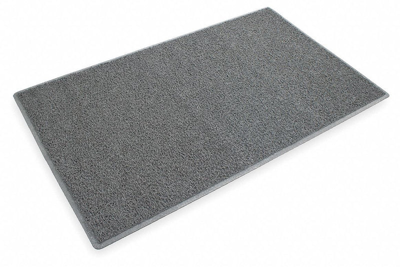 3M Indoor/Outdoor Entrance Mat, 6 ft L, 4 ft W, 1/2 in Thick, Rectangle, Gray - 26477