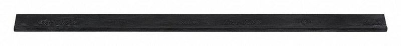 Unger 12 inW Straight Rubber Replacement Squeegee Blade, Black - RT300